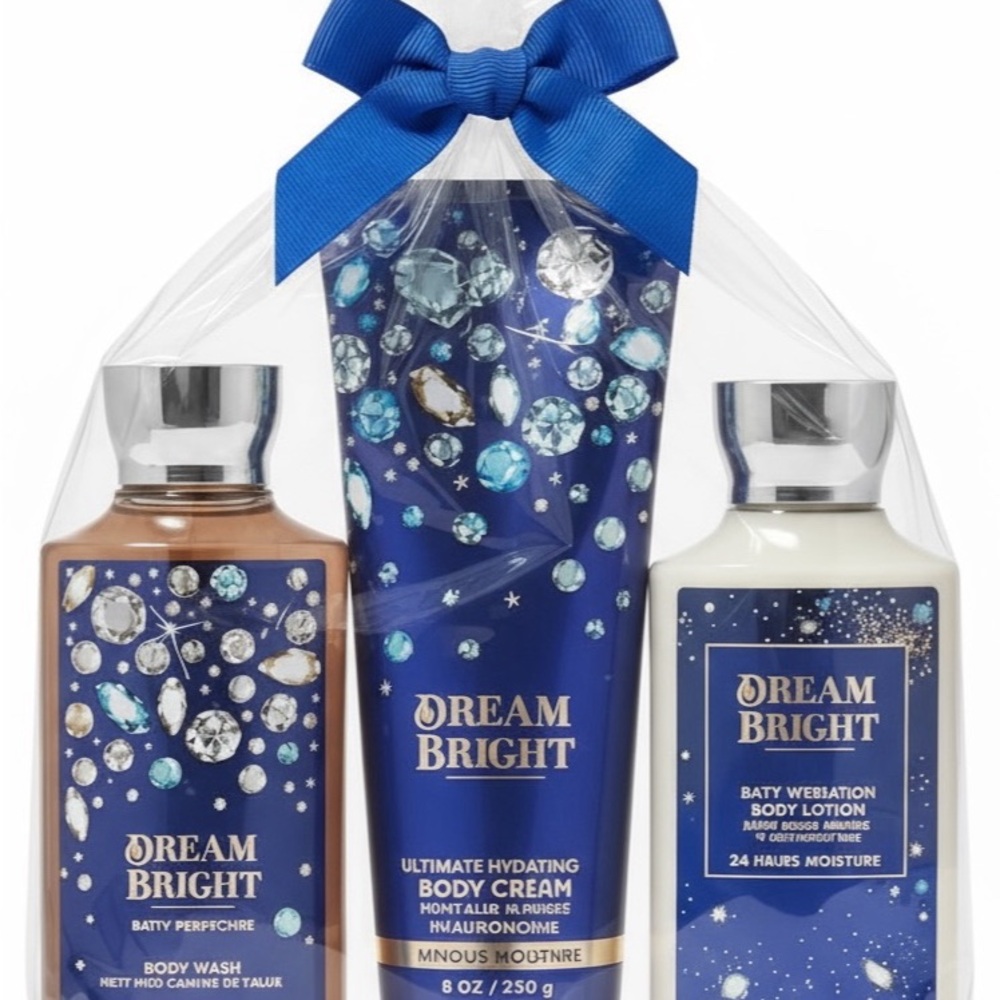 Bath & Body Works Dream Bright Set - Blue and White